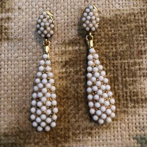 Banana Republic teardrop statement earrings